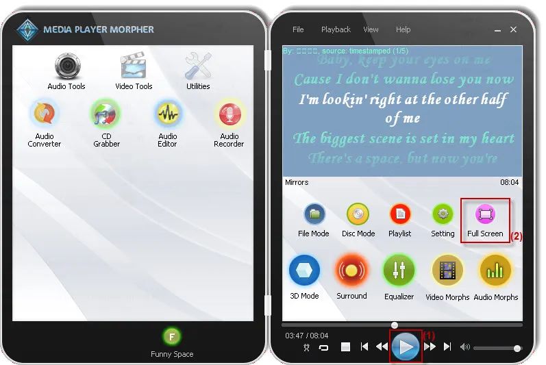 Visualization Media Player Mevavb - High Quality Ocean Design - Retina